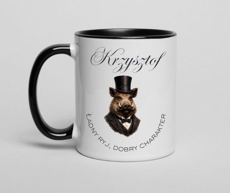 Kubek z imieniem dla Niego- Ładny ryj