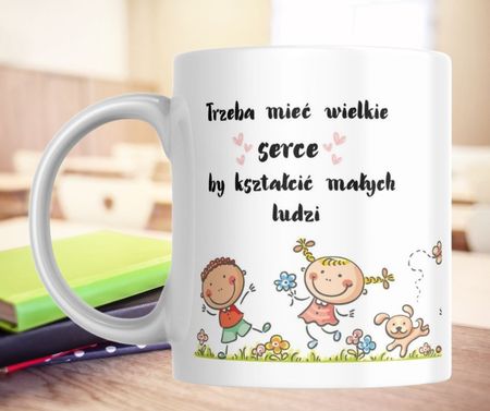 Personalizowany kubek dla nauczyciela przedszkola – Prezent od dzieci
