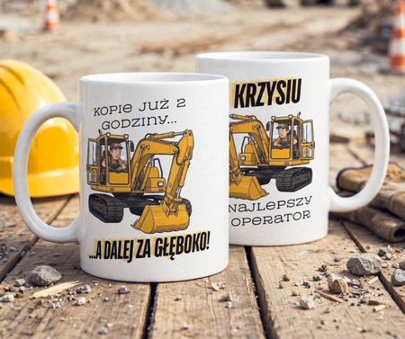 Kubek dla Operatora Koparki 