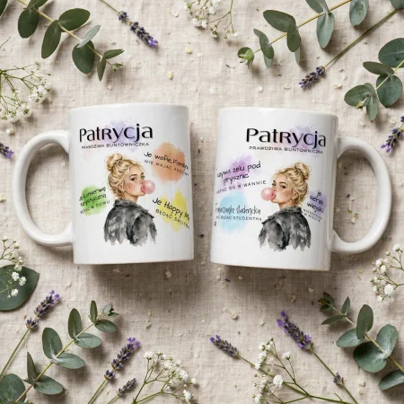 Personalizowany Kubek - Prawdziwa Buntowniczka z Twoim Imieniem- Zabawny Kubek na Prezent